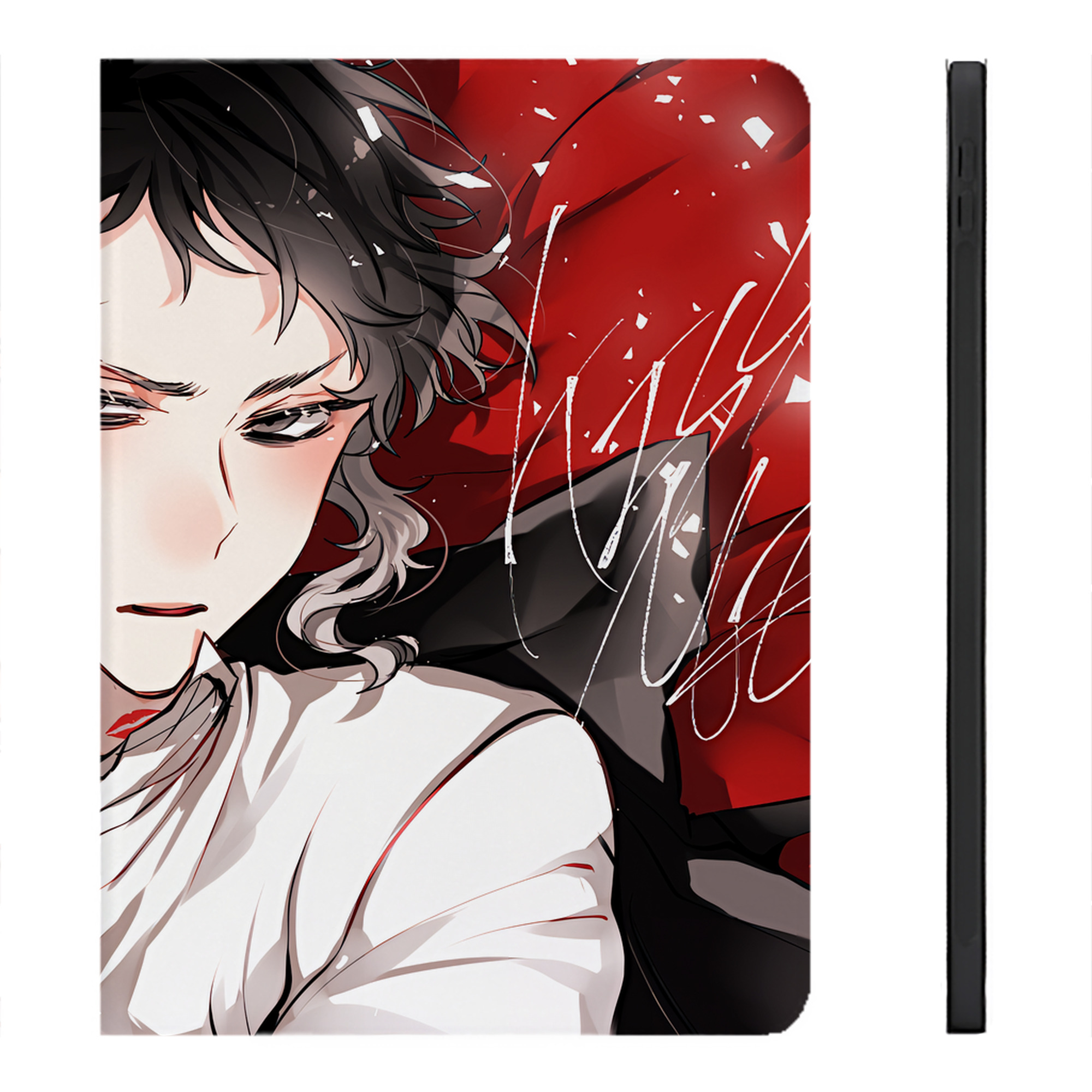 （画像用） 文豪ストレイドッグス Bungo Stray Dogs IPadケース ペンホルダー付き ブックスタイルデザイン